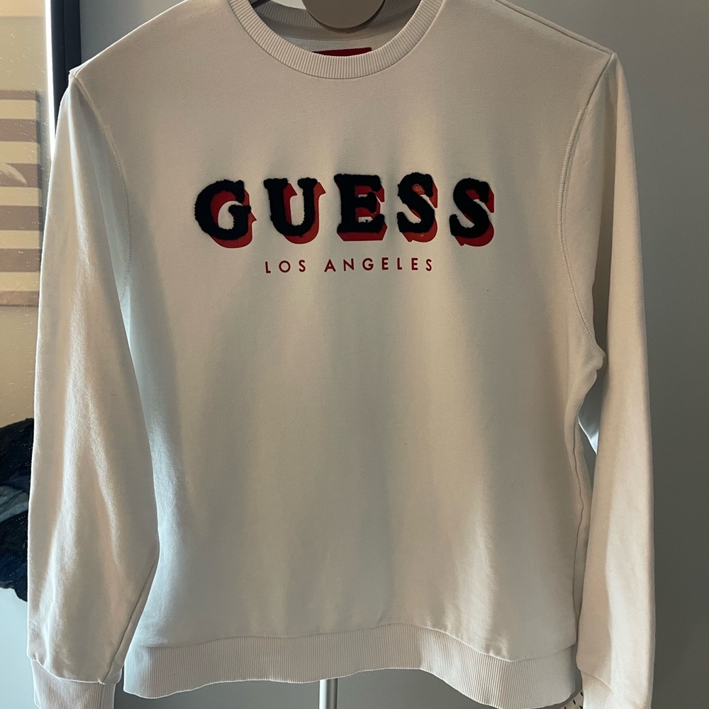 Guess White Sweatshirt